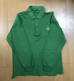 【希少】90s KENZO GOLF 長袖ポロシャツ グリーン 日本製 3のサムネイル