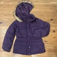 OLD UNIQLO Down Jacket ダウン ユニクロ 紫 ファー 中綿