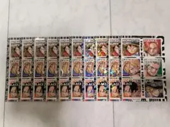 最強ジャンプ 5月号付録 ワンピース ONE PIECE ホロステッカー 11枚