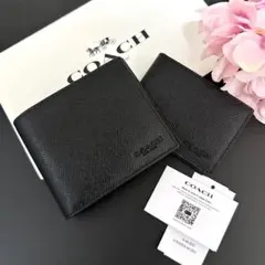 希少！新品 COACH コーチ 折り財布 三つ折り財布 百貨店モデルのサムネイル