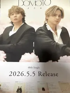 DOMOTO KinKi Kids 愛のかたまり ポスター KinKi Kids DOMOTO 愛のかたまり ポスター - メルカリ