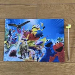 ユニバーサルスタジオジャパン　ミニオン　耳かき　クリアファイル付き