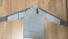 【新品】Under Armour coldgear グレーシャツ　M サッカー