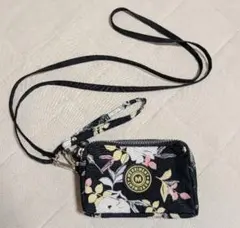 MERRIMENT 花柄ポーチ 2ジッパー付き