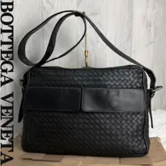 人気♡A4可♡ボッテガヴェネタ イントレチャート レザー ショルダーバッグ