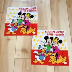 ミッキーハンカチセットMickey Mouse & His Friendsレトロ