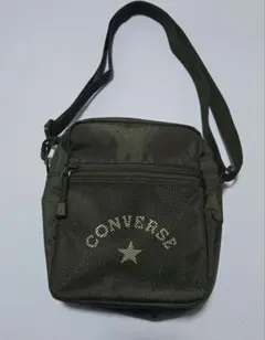CONVERSE ショルダーバッグ カーキ
