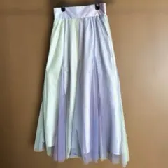 マーキュリーデュオ グラデーションチュールボリュームスカート M