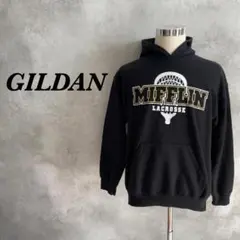 GILDAN パーカー フーディー ラクロス MIFFLIN ブラック 998