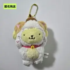 【匿名】サンリオ ポムポムプリン Happy Cat ボールチェーンマスコット