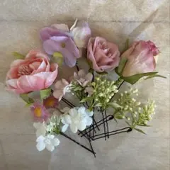 結婚式　ヘアアクセ