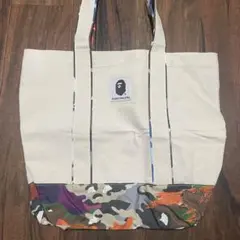 A BATHING APE トートバッグ カモフラ柄