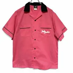 Hilton Pink Ladies ボウリングシャツ ピンクのサムネイル