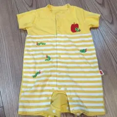 はらぺこあおむし 半袖ロンパース 70cm
