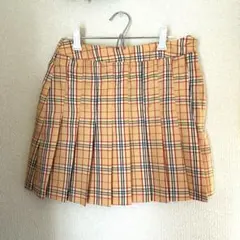 WEGO/チェックプリーツミニスカート