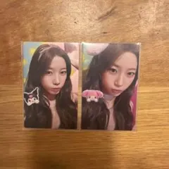 lesserafim different メロクロ盤 トレカ カズハ セット