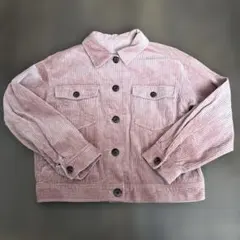 GU コーデュロイジャケット　Mサイズ　ピンク　コットン