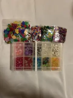 ビーズ　スパンコール　セット