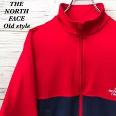 《希少》ザノースフェイス☆トラックジャケット 140 レッド J737