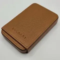 BVLGARI カードケース 名刺入れ ブラウン - メルカリ