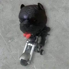 美品✨　アニマルライダー　ブルドック　フィギア　動物　人気シリーズ　ビッグヘッド