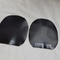 卓球ラバードナックル超極薄黒色2枚ほとんど打球なし