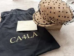 CA4LA ドット柄 キャスケット