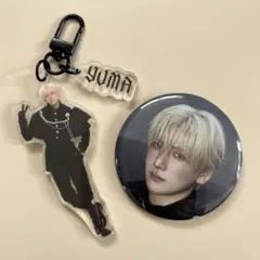 &TEAM YUMA アクリルキーホルダー＆バッジセット