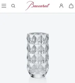 Baccarat（バカラ）ルクソール小物入れポッシュ クリスタルガラス