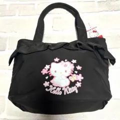 ハローキティ バッグ サンリオ キティ 新品 推し活 ブラック フリル かわいい