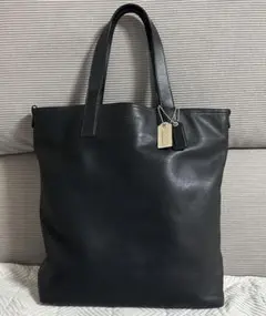 coach トートバッグ ブリーカー レガシー リバーシブル レザー黒
