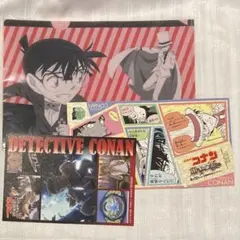 名探偵コナン　ミニクリアファイル　シール　ハガキ