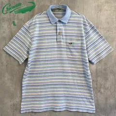 CROCODILE ストライプ ポロシャツ 美品