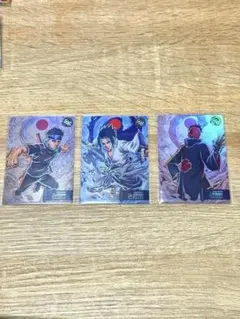 【英語版】NARUTO カード うちはサスケ シスイ オビト 3枚セット