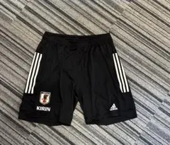 日本代表　adidas KIRIN ハーフパンツ 3X0 黒