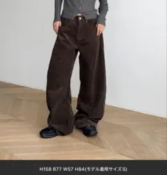 choice_cnl/SEIRTAND　コーデュロイカーブパンツ