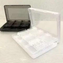 2色セット　3DS ソフトケース　22枚収納　携帯用 耐衝撃