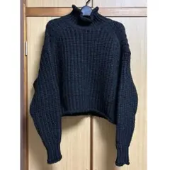 H＆Mチャンキーニット黒