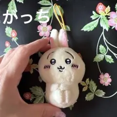ちいかわうさぎぬいぐるみストラップ付き 約11cm