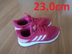 adidas ピンク スニーカー PWJ001004 23.0cm