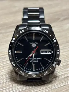 SEIKO【漆黒の稲妻】自動巻き　海外モデル SNKE03KC メンズ ブラック