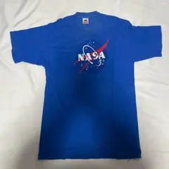 FRUIT OF THE ROOM Tシャツ　NASA ブルー　USA製