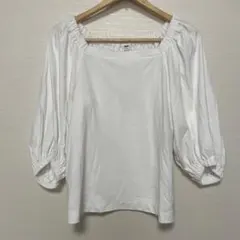 UNIQLO ホワイト 七分袖 トップス