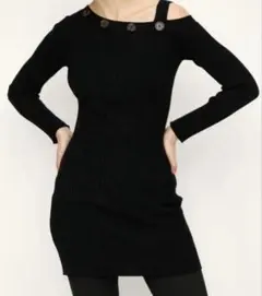 SLY リブニット　ミニ　ワンピース