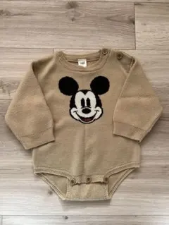 tutafuta ミッキーマウスロンパース 80