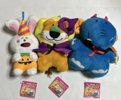 たべっ子どうぶつハロウィンぬいぐるみセット全3種