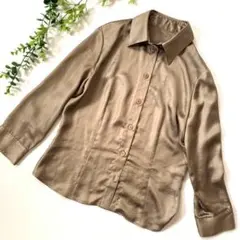 GIVENCHY　ジバンシー　シャツ　ブラウス　長袖　38 日本製　美品　薄手のサムネイル
