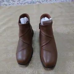 ななちゃん様専用 fitfit ブラウン ジッパー付き ブーティ