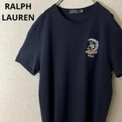 ポロラルフローレン ポロベア Tシャツ 半袖 刺繍ロゴ ネイビー