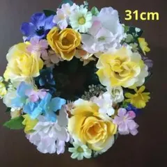 ❤春爛漫の可愛くて素敵なフラワーリース 一点物